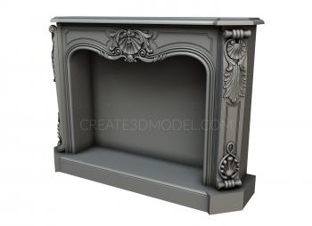 نموذج ثلاثي الأبعاد لآلة CNC المواقد 